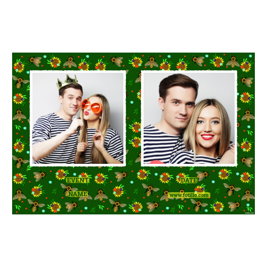 Dzień Pszczoły + kwiaty + 407 biały z podpisem Dzień Pszczoły + kwiaty + 407 biały z podpisem