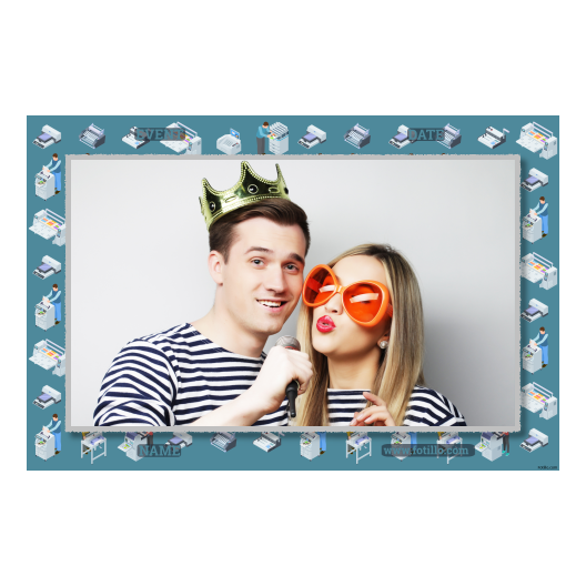 Printer's Day + printers + 410 silver with captions Printer's Day + printers + 410 silver with captions