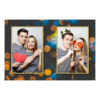 Bokeh Effect with gray background + lights  -  Postcard 4x6 model 411 - Thumbnail Image 1