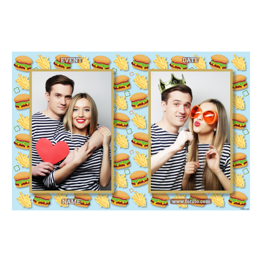 Hamburger Day + meals + 411 gold with captions