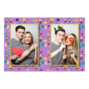 Siblings Day + balloons and flowers + 411 gold