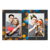 Bokeh Effect with gray background + lights  -  Postcard 4x6 model 411 - Thumbnail Image 3
