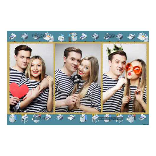 Printer's Day + printers + 412 gold with captions Printer's Day + printers + 412 gold with captions