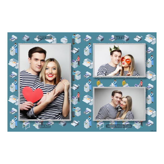 Printer's Day + printers + 413 silver with captions Printer's Day + printers + 413 silver with captions