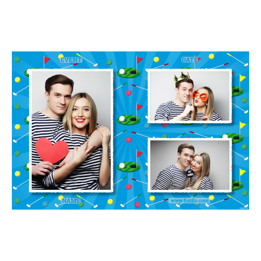 Dzień Minigolfa + piłki golfowe + 413 biały z podpisem Dzień Minigolfa + piłki golfowe + 413 biały z podpisem