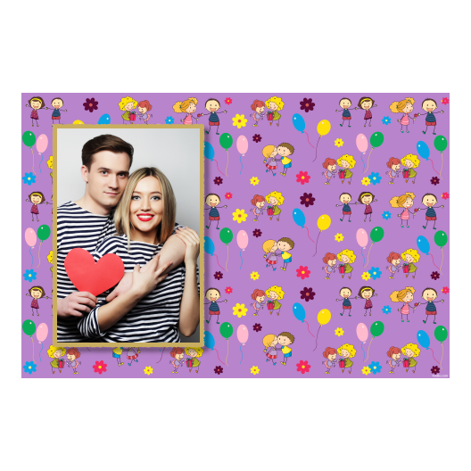Siblings Day + balloons and flowers + 415 gold Siblings Day + balloons and flowers + 415 gold