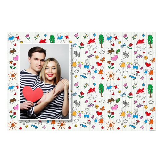 Parents' Day + flowers and hearts and clouds + 415 white Parents' Day + flowers and hearts and clouds + 415 white