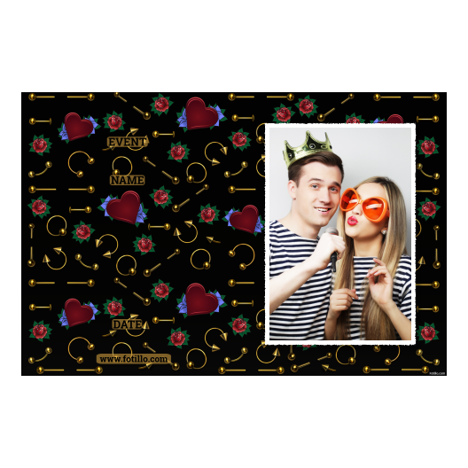 Dzień Piercingu + kolczyki + 416 biały z podpisem Dzień Piercingu + kolczyki + 416 biały z podpisem