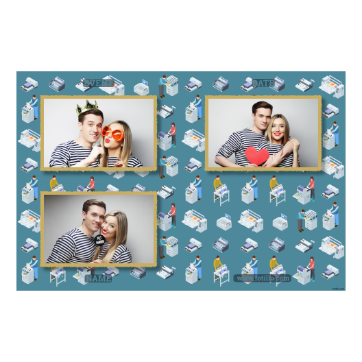 Printer's Day + printers + 418 gold with captions Printer's Day + printers + 418 gold with captions