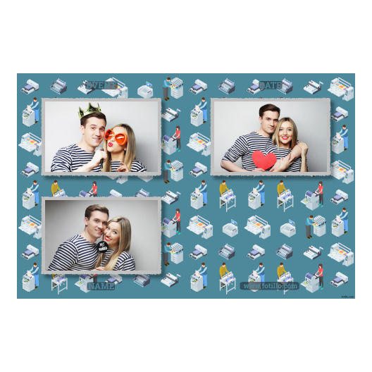 Printer's Day + printers + 418 silver with captions Printer's Day + printers + 418 silver with captions