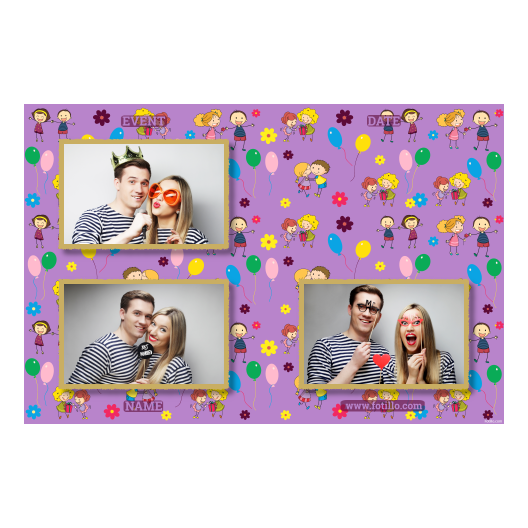 Siblings Day + balloons and flowers + 420 gold with captions