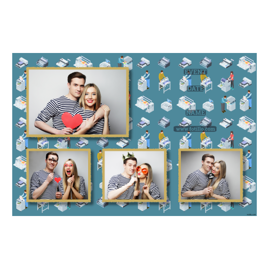 Printer's Day + printers + 424 gold with captions Printer's Day + printers + 424 gold with captions