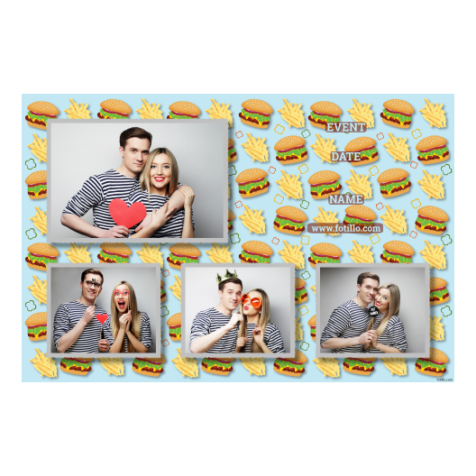 Hamburger Day + meals + 424 silver with captions Hamburger Day + meals + 424 silver with captions