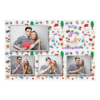 Parents' Day + flowers and hearts and clouds + 424 silver with captions Parents' Day + flowers and hearts and clouds + 424 silver with captions