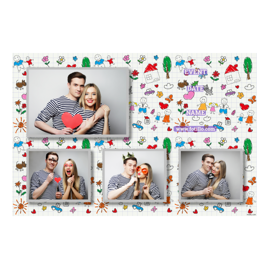 Parents' Day + flowers and hearts and clouds + 424 silver with captions Parents' Day + flowers and hearts and clouds + 424 silver with captions