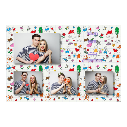 Parents' Day + flowers and hearts and clouds + 424 no frame with captions Parents' Day + flowers and hearts and clouds + 424 no frame with captions