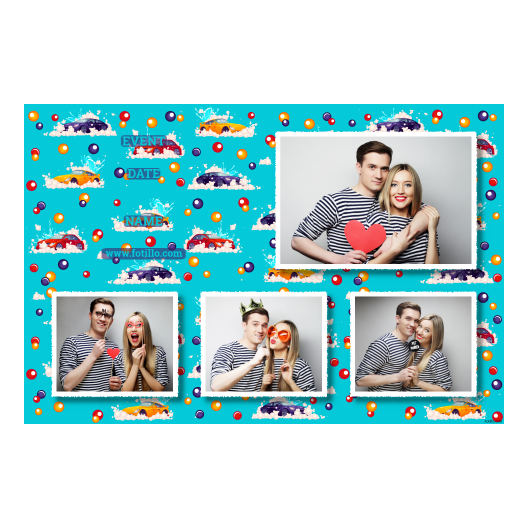 Dzień mycia samochodu + bąbelki + 425 biały z podpisem Dzień mycia samochodu + bąbelki + 425 biały z podpisem