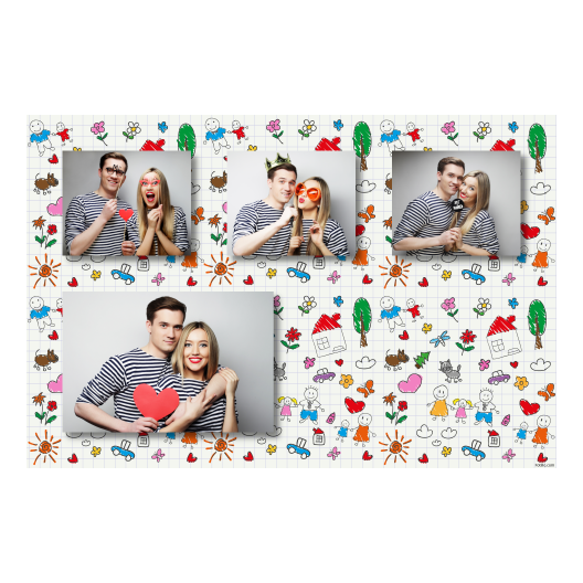 Parents' Day + flowers and hearts and clouds + 427 no frame Parents' Day + flowers and hearts and clouds + 427 no frame