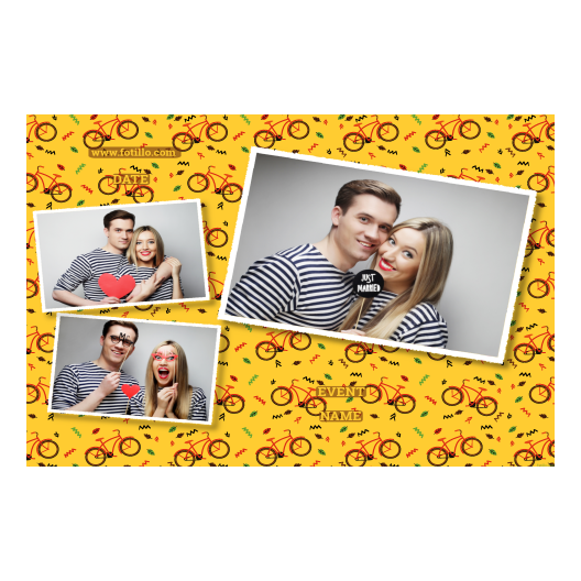 Dzień Roweru + liście + 606 biały z podpisami Dzień Roweru + liście + 606 biały z podpisami