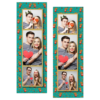 Dzień Frytek z zielonym tłem + posiłki i serca - Paski 15x5cm model 108 - Thumbnail Image 1