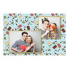 Dzień Czekolady z błękitnym tłem + słodycze i liście - Pocztówka 10x15cm model 404 - Thumbnail Image 1