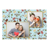 Dzień Czekolady z błękitnym tłem + słodycze i liście - Pocztówka 10x15cm model 404 - Thumbnail Image 3