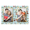 Dzień Czekolady z błękitnym tłem + słodycze i liście - Pocztówka 10x15cm model 411 - Thumbnail Image 1
