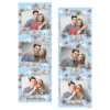 Fotobudka na weselu z błękitnym tłem + obrączki i kwiaty - Paski 15x5cm model 101 - Thumbnail Image 2