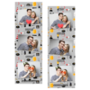 Dzień policjanta z szarym tłem + pojazdy i ludzie - Paski 15x5cm model 101 - Thumbnail Image 2
