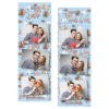 Fotobudka na weselu z błękitnym tłem + obrączki i kwiaty - Paski 15x5cm model 103 - Thumbnail Image 2