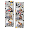 Dzień policjanta z szarym tłem + pojazdy i ludzie - Paski 15x5cm model 103 - Thumbnail Image 1