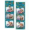 Dzień Tygrysa z niebieskim tłem + zwierzęta i kolaż - Paski 15x5cm model 103 - Thumbnail Image 2