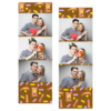 Dzień Papieru z brązowym tłem + dzieci i kolaż - Paski 15x5cm model 104 - Thumbnail Image 1
