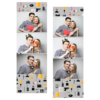 Dzień policjanta z szarym tłem + pojazdy i ludzie - Paski 15x5cm model 104 - Thumbnail Image 1