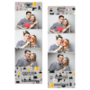 Dzień policjanta z szarym tłem + pojazdy i ludzie - Paski 15x5cm model 104 - Thumbnail Image 2