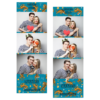 Dzień Tygrysa z niebieskim tłem + zwierzęta i kolaż - Paski 15x5cm model 104 - Thumbnail Image 2