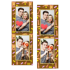Dzień Papieru z brązowym tłem + dzieci i kolaż - Paski 15x5cm model 106 - Thumbnail Image 1