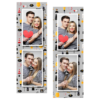 Dzień policjanta z szarym tłem + pojazdy i ludzie - Paski 15x5cm model 106 - Thumbnail Image 5