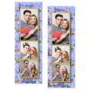 Dzień bez komórki z niebieskim tłem + ludzie i chmury - Paski 15x5cm model 107 - Thumbnail Image 2