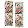 Dzień policjanta z szarym tłem + pojazdy i ludzie - Paski 15x5cm model 107 - Thumbnail Image 1