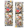 Dzień policjanta z szarym tłem + pojazdy i ludzie - Paski 15x5cm model 107 - Thumbnail Image 2