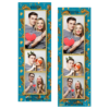 Dzień Tygrysa z niebieskim tłem + zwierzęta i kolaż - Paski 15x5cm model 107 - Thumbnail Image 2