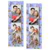 Dzień bez komórki z niebieskim tłem + ludzie i chmury - Paski 15x5cm model 107 - Thumbnail Image 3