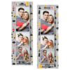 Dzień policjanta z szarym tłem + pojazdy i ludzie - Paski 15x5cm model 107 - Thumbnail Image 4