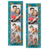 Dzień Tygrysa z niebieskim tłem + zwierzęta i kolaż - Paski 15x5cm model 107 - Thumbnail Image 4