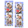 Dzień bez komórki z niebieskim tłem + ludzie i chmury - Paski 15x5cm model 107 - Thumbnail Image 5