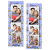 Dzień bez komórki z niebieskim tłem + ludzie i chmury - Paski 15x5cm model 107 - Thumbnail Image 6