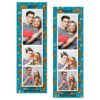 Dzień Tygrysa z niebieskim tłem + zwierzęta i kolaż - Paski 15x5cm model 107 - Thumbnail Image 6