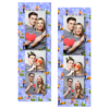 Dzień bez komórki z niebieskim tłem + ludzie i chmury - Paski 15x5cm model 107 - Thumbnail Image 7