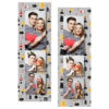 Dzień policjanta z szarym tłem + pojazdy i ludzie - Paski 15x5cm model 107 - Thumbnail Image 7